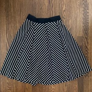 Striped Circle Skirt